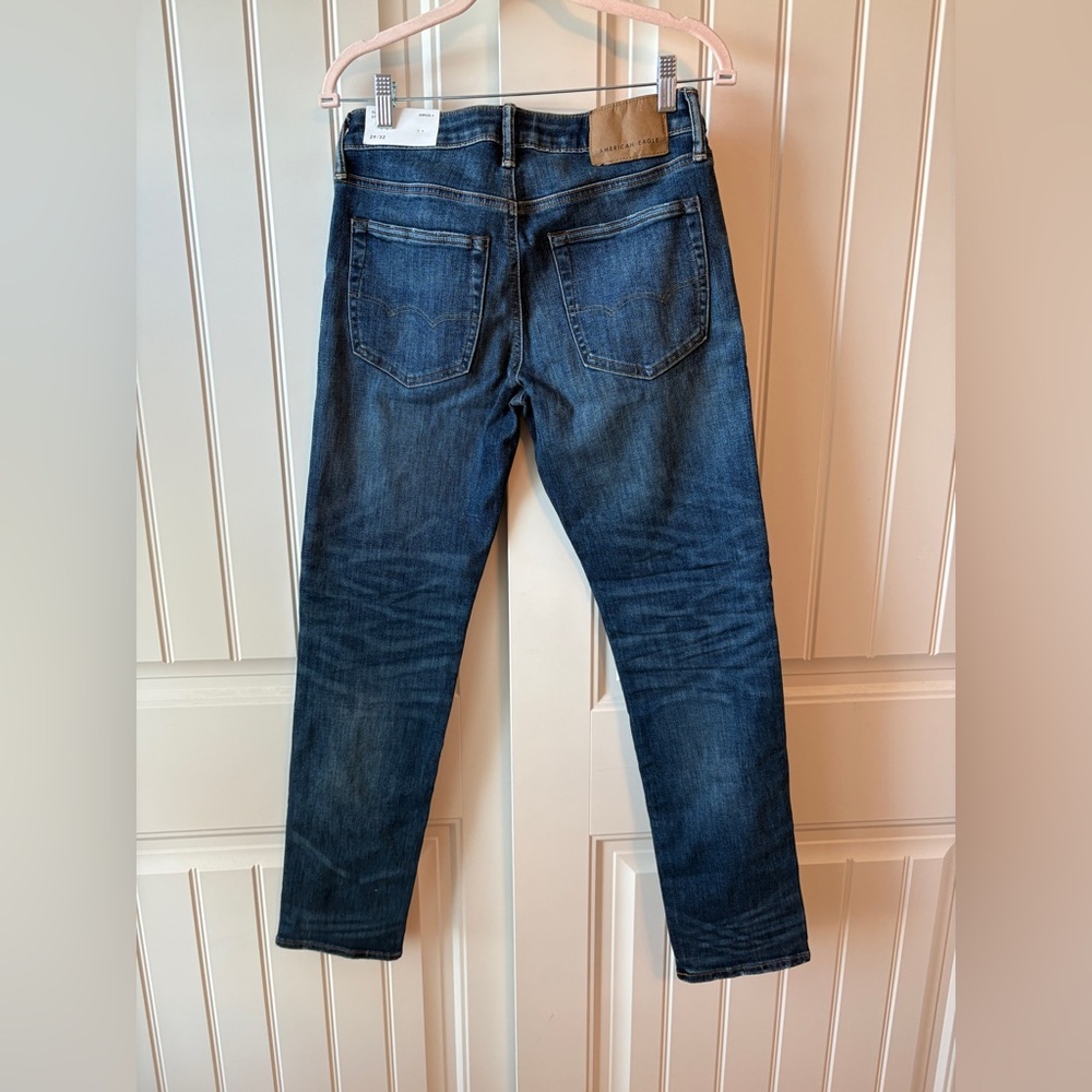 American Eagle Men Slim Straight Airflex Jeans NWT - Picture 2 of 4